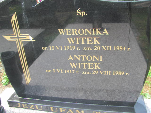 Marian Witek 1947 Tarnów - Grobonet - Wyszukiwarka osób pochowanych