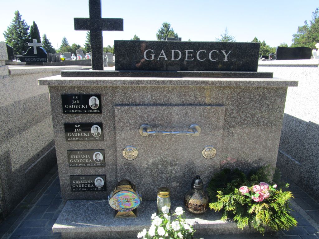Stefania Gadecka 1903 Tarnów - Grobonet - Wyszukiwarka osób pochowanych