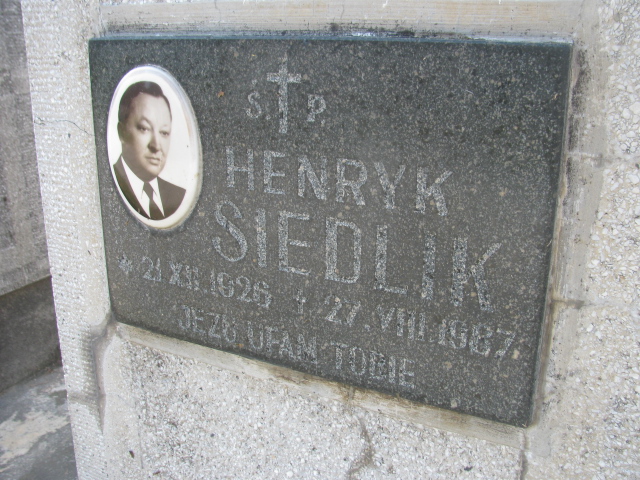 Henryk Siedlik 1926 Tarnów - Grobonet - Wyszukiwarka osób pochowanych