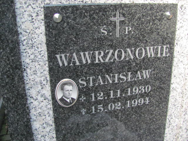 Stanisław Wawrzon 1930 Tarnów - Grobonet - Wyszukiwarka osób pochowanych