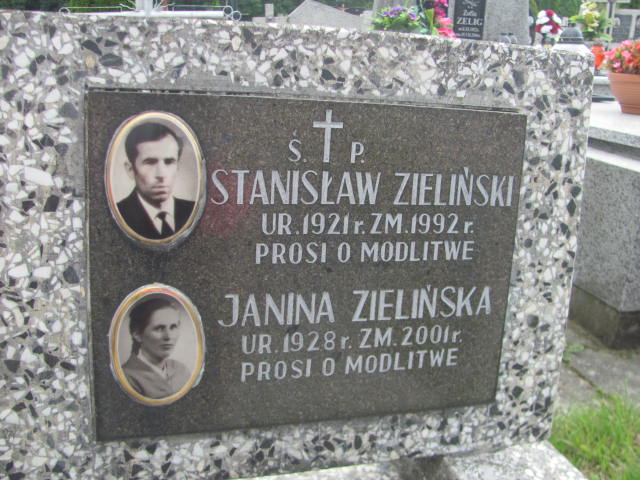 Janina Zielińska 1928 Tarnów - Grobonet - Wyszukiwarka osób pochowanych