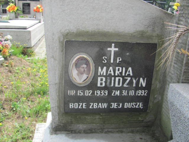 Maria Budzyń 1939 Tarnów - Grobonet - Wyszukiwarka osób pochowanych