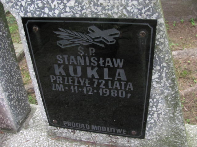 Stanisław Kukla Tarnów - Grobonet - Wyszukiwarka osób pochowanych