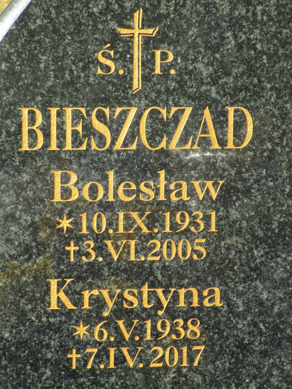 Grób Krystyna Bieszczad
