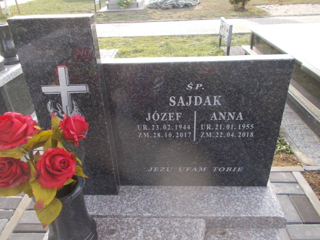 Józef Sajdak 1944 Tarnów - Grobonet - Wyszukiwarka osób pochowanych