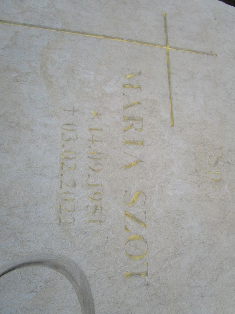 Grób Maria  Szot 