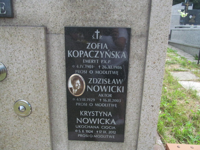 Krystyna Nowicka 1924 Tarnów - Grobonet - Wyszukiwarka osób pochowanych