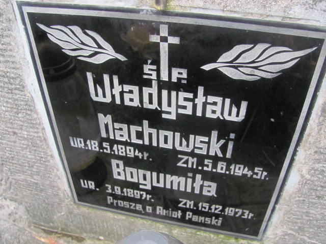 Bogumiła Machowska 1897 Tarnów - Grobonet - Wyszukiwarka osób pochowanych