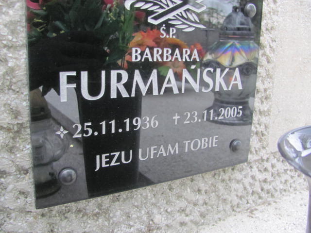 Barbara Furmańska 1936 Tarnów - Grobonet - Wyszukiwarka osób pochowanych