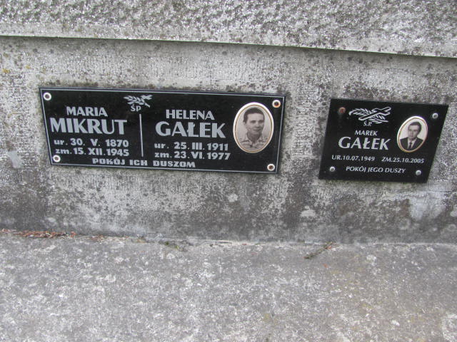 Maria Mikrut 1870 Tarnów - Grobonet - Wyszukiwarka osób pochowanych