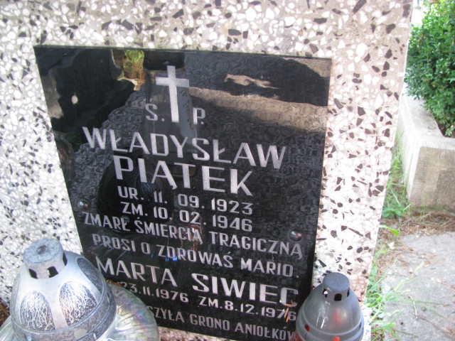 Władysław Piątek 1923 Tarnów - Grobonet - Wyszukiwarka osób pochowanych