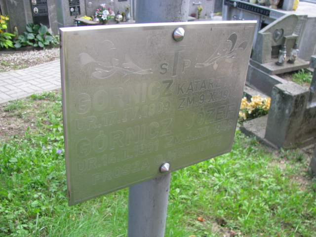 Katarzyna Górnicz 1909 Tarnów - Grobonet - Wyszukiwarka osób pochowanych