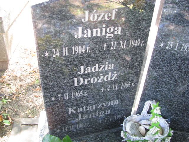 Józef Janiga 1904 Tarnów - Grobonet - Wyszukiwarka osób pochowanych