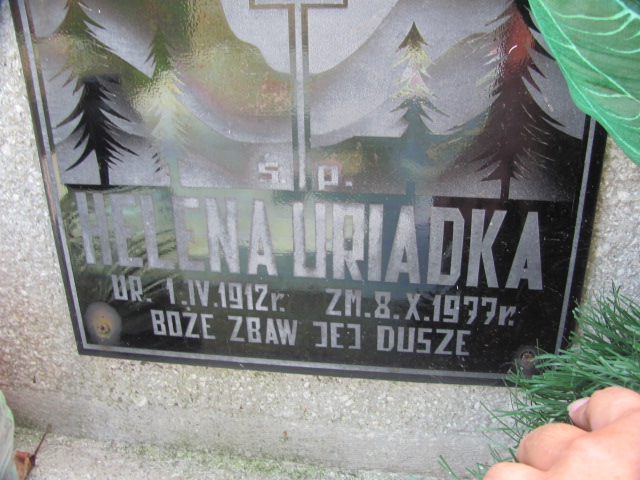 Helena Uriadka 1912 Tarnów - Grobonet - Wyszukiwarka osób pochowanych