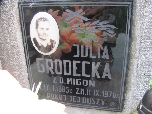 Julia Grodecka 1885 Tarnów - Grobonet - Wyszukiwarka osób pochowanych