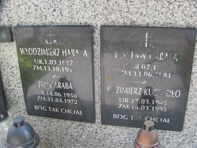  Haraba 1967 Tarnów - Grobonet - Wyszukiwarka osób pochowanych