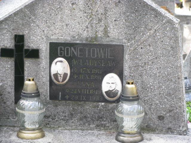 Anna Gonet 1919 Tarnów - Grobonet - Wyszukiwarka osób pochowanych