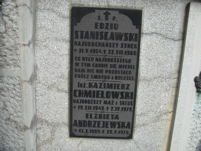 Kazimierz Chmielowski 1949 Tarnów - Grobonet - Wyszukiwarka osób pochowanych