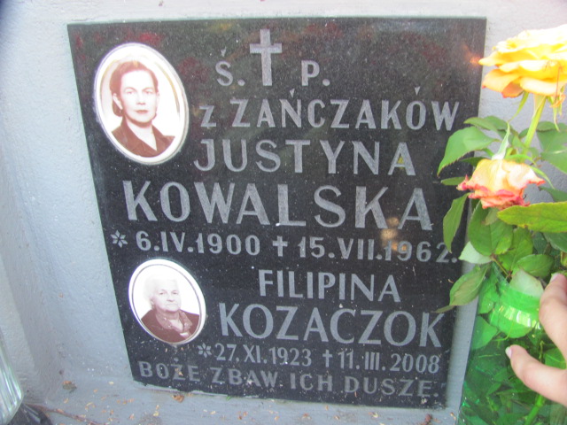 Justyna Kowalska  1900 Tarnów - Grobonet - Wyszukiwarka osób pochowanych