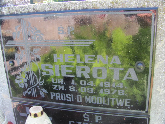 Helena Sierota  1914 Tarnów - Grobonet - Wyszukiwarka osób pochowanych