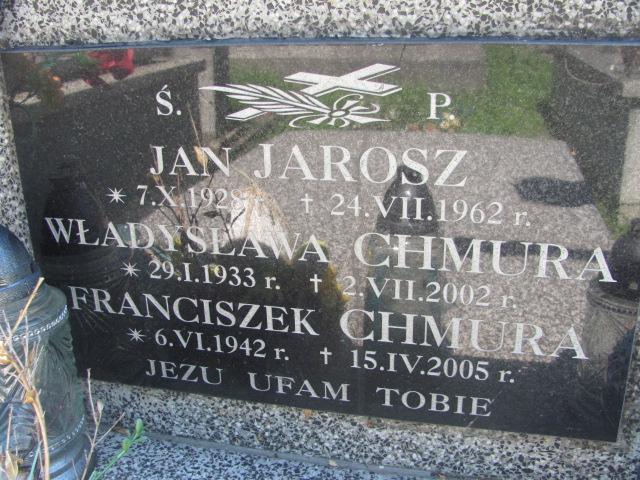 Władysława Chmura  1933 Tarnów - Grobonet - Wyszukiwarka osób pochowanych
