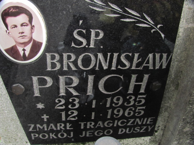 Bronisław Prich 1935 Tarnów - Grobonet - Wyszukiwarka osób pochowanych
