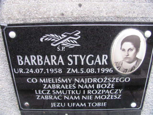 Barbara Stygar 1958 Tarnów - Grobonet - Wyszukiwarka osób pochowanych