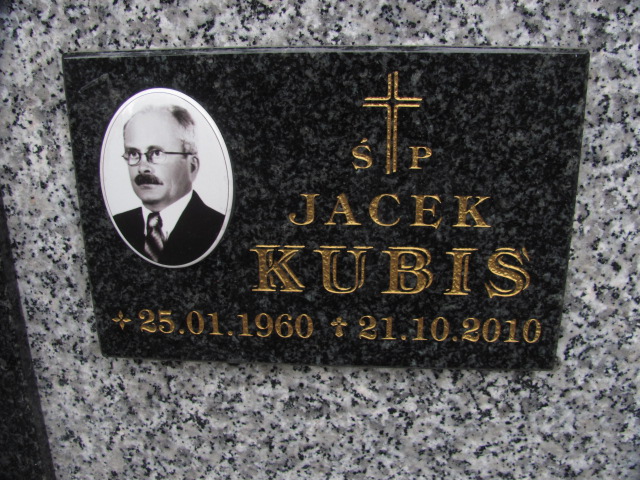 Jacek Kubis 1960 Tarnów - Grobonet - Wyszukiwarka osób pochowanych