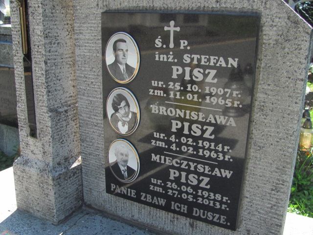 Mieczysław Pisz  1938 Tarnów - Grobonet - Wyszukiwarka osób pochowanych