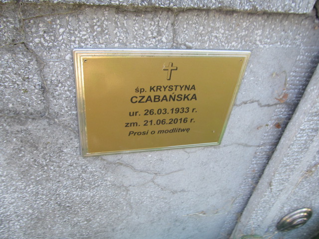 Andrzej Czabański Tarnów - Grobonet - Wyszukiwarka osób pochowanych