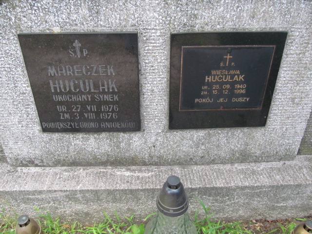 Wiesława Huculak 1940 Tarnów - Grobonet - Wyszukiwarka osób pochowanych