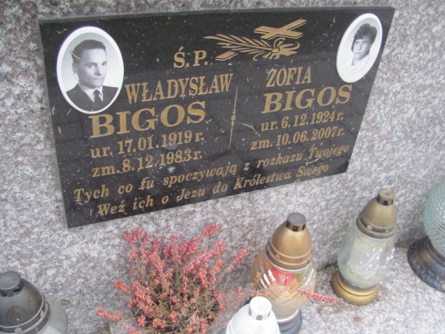 Władysław Bigos 1919 Tarnów - Grobonet - Wyszukiwarka osób pochowanych