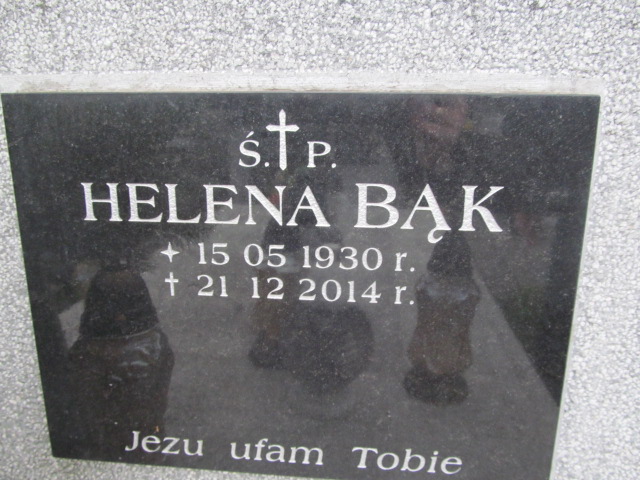 Stanisław Bąk  1926 Tarnów - Grobonet - Wyszukiwarka osób pochowanych