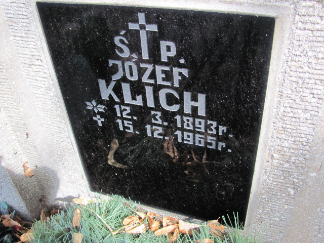 Józef Klich 1893 Tarnów - Grobonet - Wyszukiwarka osób pochowanych