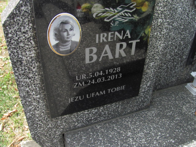 Irena Bart 1928 Tarnów - Grobonet - Wyszukiwarka osób pochowanych
