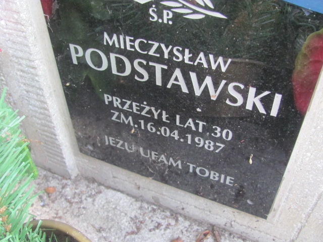 Mieczysław Podstawski Tarnów - Grobonet - Wyszukiwarka osób pochowanych