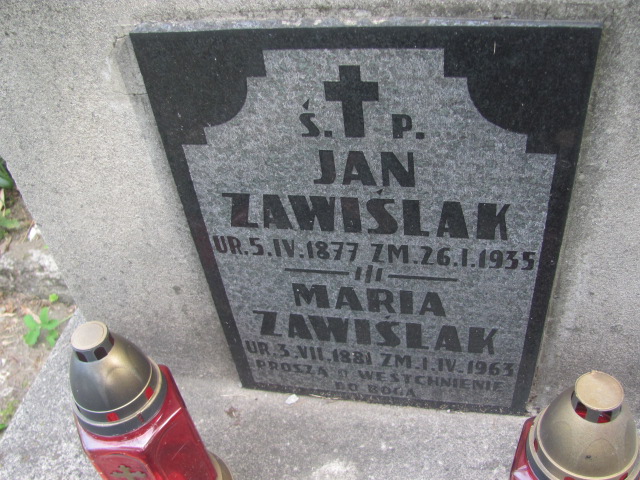 Maria Zawiślak 1881 Tarnów - Grobonet - Wyszukiwarka osób pochowanych