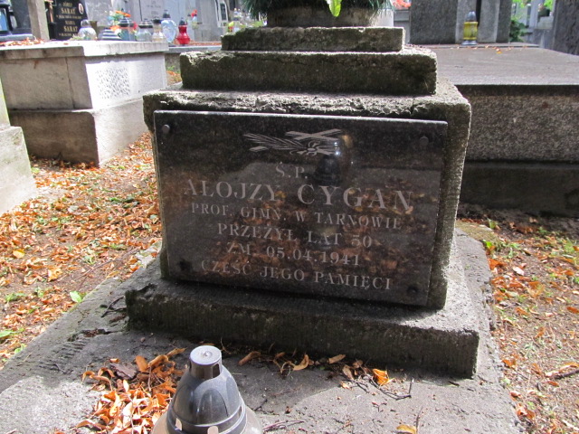 Alojzy Cygan Tarnów - Grobonet - Wyszukiwarka osób pochowanych