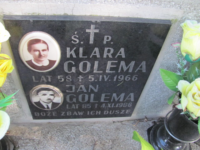 Klara Golema  Tarnów - Grobonet - Wyszukiwarka osób pochowanych
