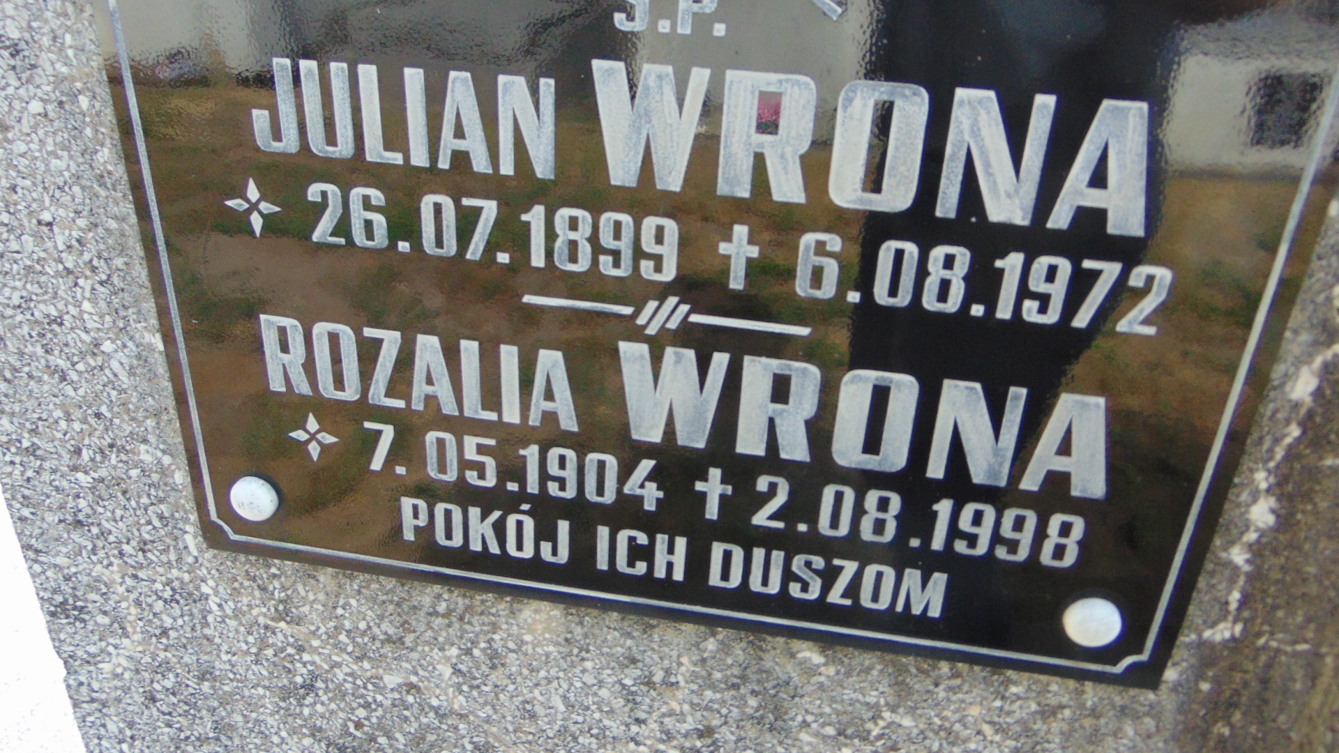 Zdzisław Wrona 1928 Tarnów - Grobonet - Wyszukiwarka osób pochowanych