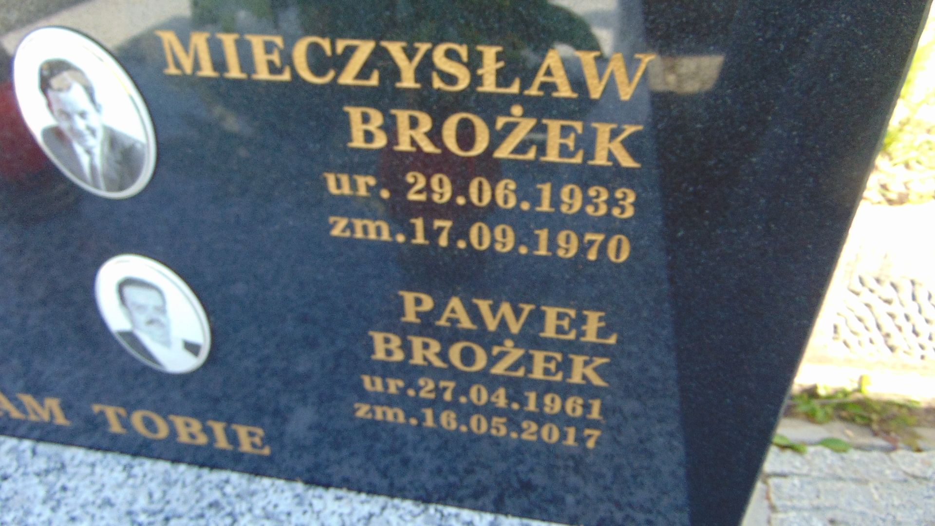 Mieczysław Brożek 1933 Tarnów - Grobonet - Wyszukiwarka osób pochowanych