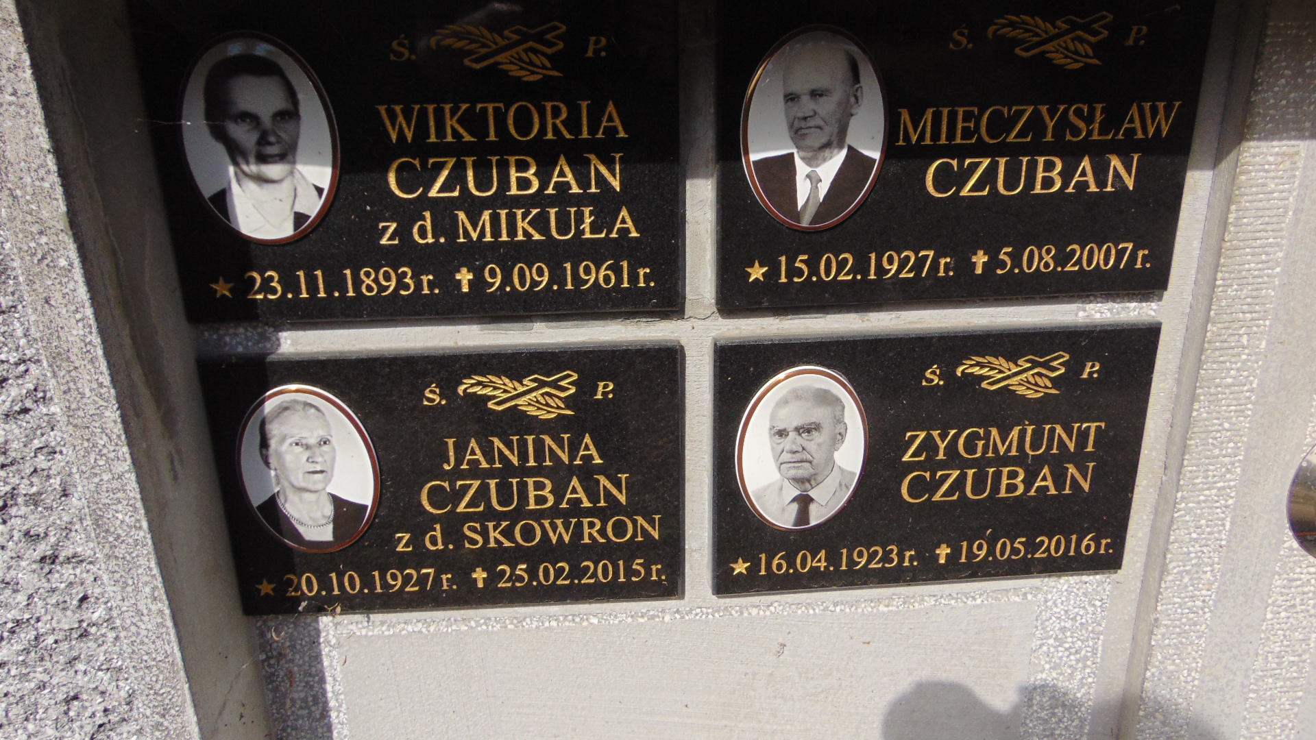 Zygmunt Czuban 1923 Tarnów - Grobonet - Wyszukiwarka osób pochowanych