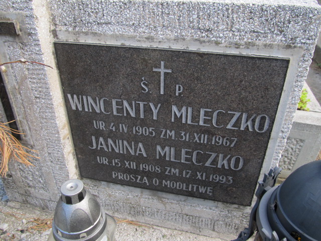 Janina Mleczko 1908 Tarnów - Grobonet - Wyszukiwarka osób pochowanych