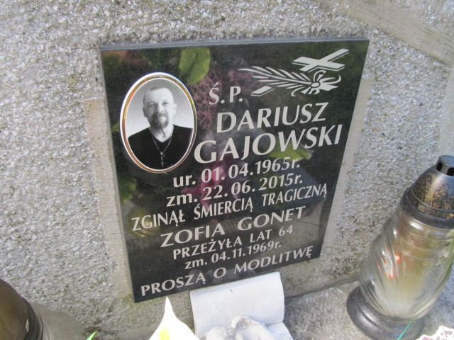 Dariusz Gajowski 1965 Tarnów - Grobonet - Wyszukiwarka osób pochowanych