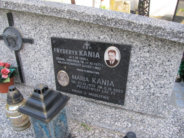 Fryderyk Kania 1930 Tarnów - Grobonet - Wyszukiwarka osób pochowanych