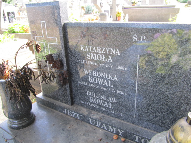 Weronika Kowal 1921 Tarnów - Grobonet - Wyszukiwarka osób pochowanych