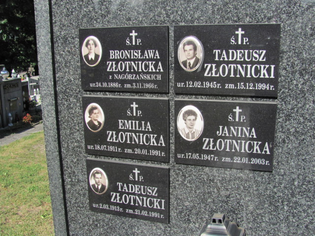 Tadeusz Złotnicki 1945 Tarnów - Grobonet - Wyszukiwarka osób pochowanych