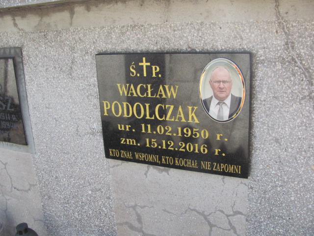 Wacław Podolczak 1950 Tarnów - Grobonet - Wyszukiwarka osób pochowanych