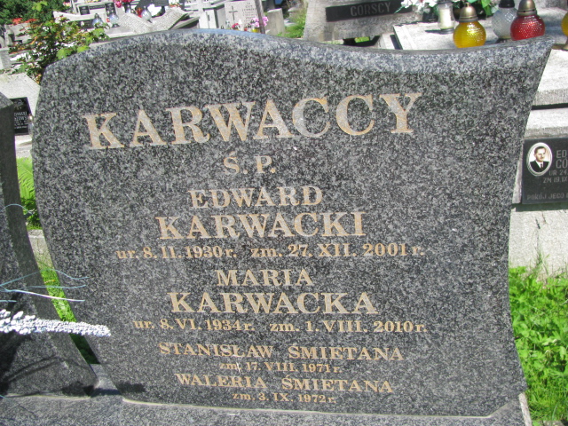 Stanisław Śmietana Tarnów - Grobonet - Wyszukiwarka osób pochowanych