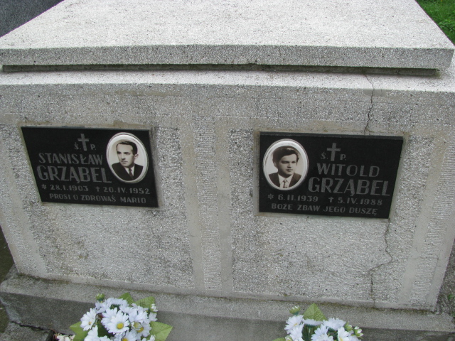 Witold Grząbel 1939 Tarnów - Grobonet - Wyszukiwarka osób pochowanych